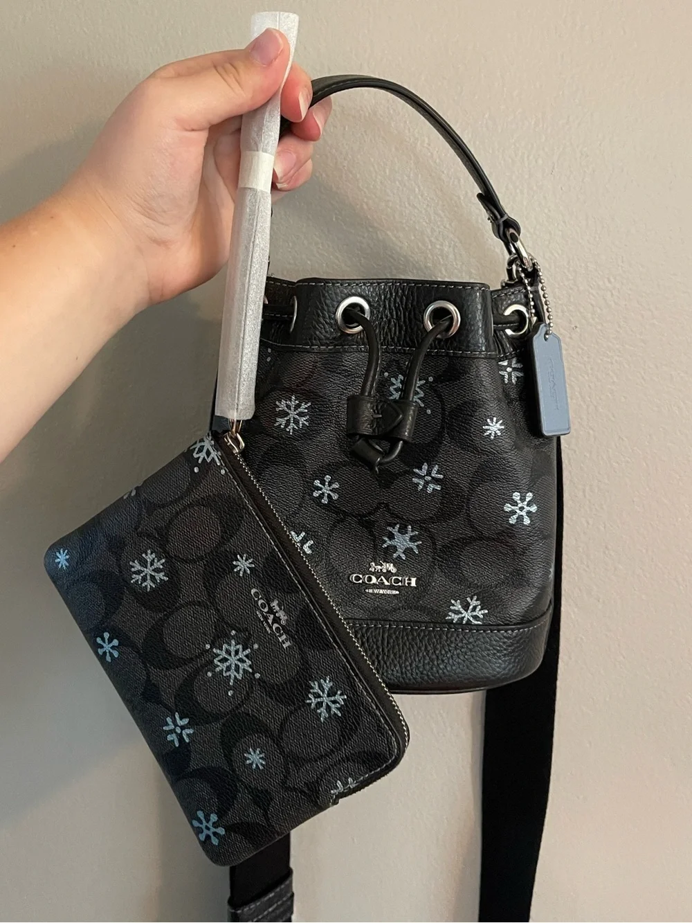 Coach purse, and wristlet set